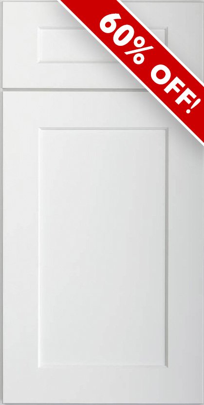 Imported Cabinetry Roma door in White - now 60% off