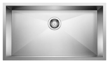 Blanco Quatrus R0 32'' Single Bowl Undermount Stainless Steel Kitchen Sink