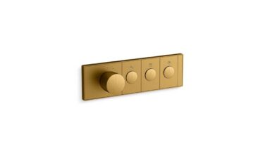 Kohler Anthem® Three-outlet Recessed Mechanical Thermostatic Valve Control