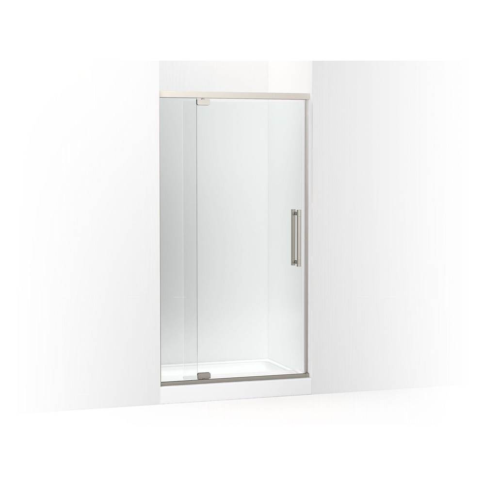 Kohler K7024798LBNK Anodized Brushed Nickel K7024798LBNK Premise 76” H Pivot Shower Door With 5/16”-thick Glass - Anodized Brushed Nickel