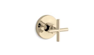 Kohler Purist® Mastershower® Volume Control Valve Trim With Cross Handle