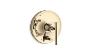 Kohler Purist® Rite-temp® Valve Trim With Push-button Diverter And Lever Handle
