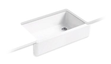 Kohler Haven® 35-3/4'' Undermount Single-bowl Farmhouse Kitchen Sink