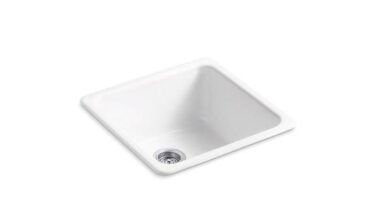 Kohler Iron/tones® 21'' Top-/undermount Single-bowl Bar Sink