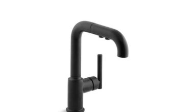 Kohler Purist® Pull-out Kitchen Sink Faucet With Three-function Sprayhead