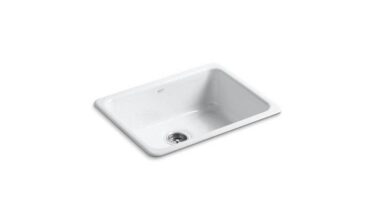 Kohler Iron/tones® 24-1/4'' Top-/undermount Single-bowl Bar Sink