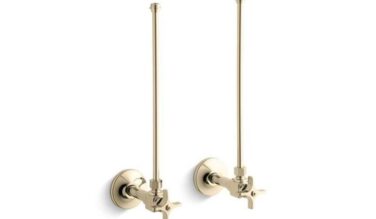 Kohler Pair 3/8'' Npt Angle Supplies With Stop
