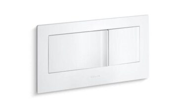 Kohler Veil® Flush Actuator Plate For 2''x6'' In-wall Tank And Carrier System