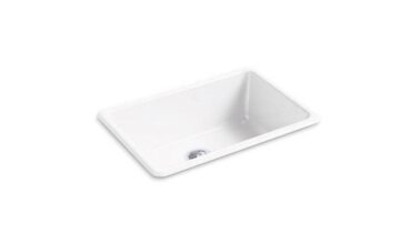 Kohler Iron/tones® 27'' Top-/undermount Single-bowl Kitchen Sink