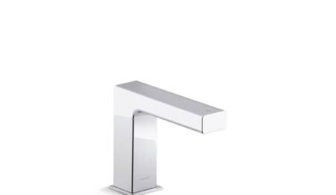 Kohler Strayt™ Touchless Single-hole Lavatory Faucet With Kinesis® Sensor Technology