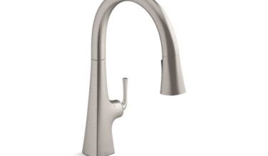 Kohler Graze® Touchless Pull-down Kitchen Sink Faucet With Kohler® Konnect™ And Three-function Sprayhead
