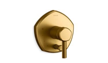 Kohler Occasion® Rite-temp® Valve Trim With Push-button Diverter And Lever Handle