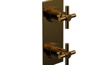 Phylrich Basic 1/2'' Thermostatic Valve With Volume Control Or Diverter Cross Handles 4-350
