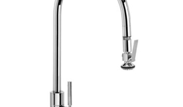 Waterstone Waterstone Modern Extended Reach Plp Pulldown Faucet - Lever Sprayer