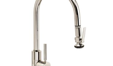 Waterstone Waterstone Modern Plp Pulldown Faucet - Lever Sprayer - Angled Spout