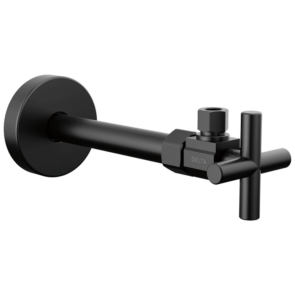 Delta faucet DT022201BL Matte Black DT022201BL Other Angled Supply Stop Valve - Matte Black