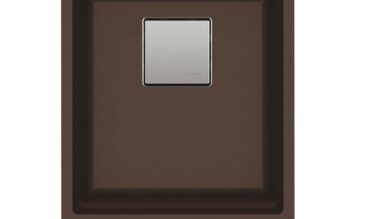Franke Peak  16.1-in. X 18.1-in. Fragranite Undermount Single Bowl Kitchen Sink In