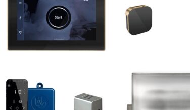 Mr. steam Xbutler Steam Shower Control Package With Isteamx Control And Aroma Glass Steamhead In