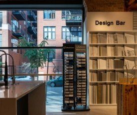 interior shot of studio41 Hubbard and their design bar