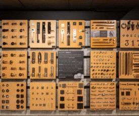 close up shot of studio41 Hubbard's hardware wall