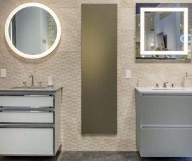 interior shot of kohler naperville showing a couple of sink displays