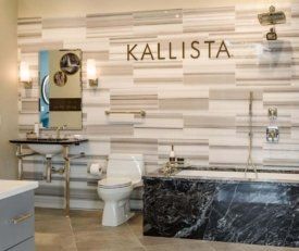 interior shot at kohler palatine of a kallista bathroom display