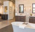interior shot of studio41 naperville showing some bathroom displays