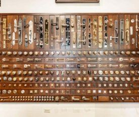 interior shot of studio41 scottsdale hardware wall