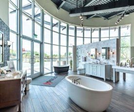 interior shot of studio41 scottsdale and their front entrance