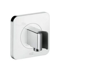 Axor Axor Citterio E Handshower Holder With Outlet 5'' X 5'' In