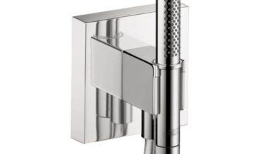 Axor Axor Showersolutions Handshower Holder With Outlet 5'' X 5'' With Handshower