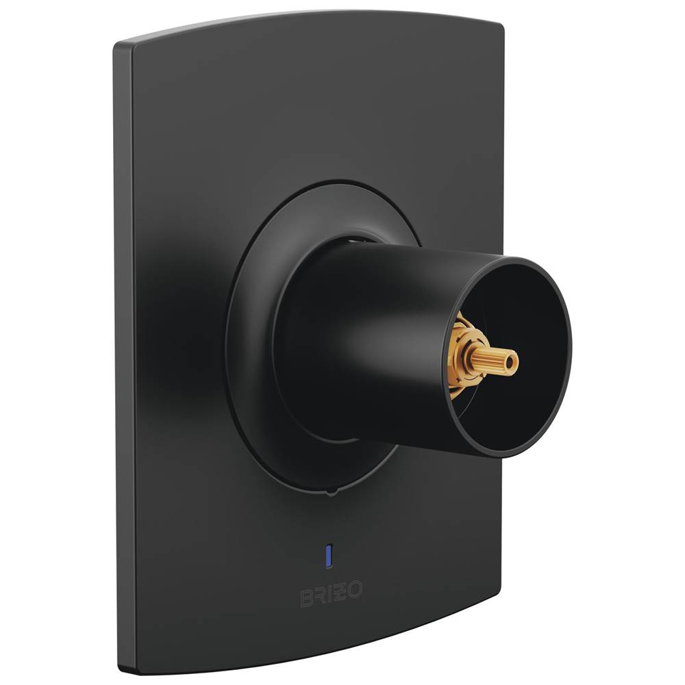 Brizo T60P006BLLHP Matte Black T60P006BLLHP Kintsu Pressure Balance Valve Only Trim - Less Handles - Matte Black