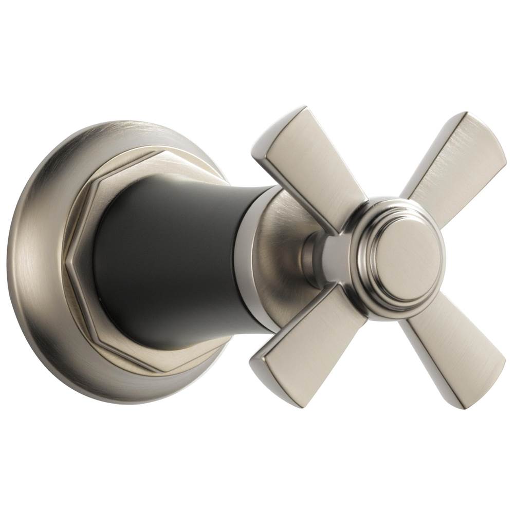 Brizo T66661NKBL Luxe Nickel With Matte Black Rook® Sensori® Volume Control Trim - Cross