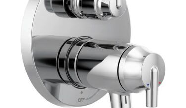 Delta faucet Trinsic® Contemporary Two Handle Tempassure® 17t Series Valve Trim With 3-setting Integrated Diverter