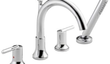 Delta faucet Trinsic® Roman Tub With Hand Shower Trim