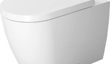 Duravit Duravit Me By Starck 1.28/0.8 Gpf Dual Flush Elongated Close Coupled Toilet Bowl In