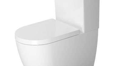 Duravit Duravit Me By Starck 1.6/0.8 Gpf Dual Flush Round Close Coupled Toilet Bowl In