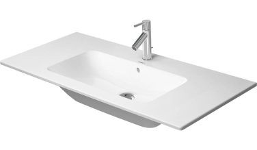 Duravit Duravit Me By Starck 40 1/2'' Rectangular Wall Mounted Sink In  With Single Faucet Hole And With Overflow