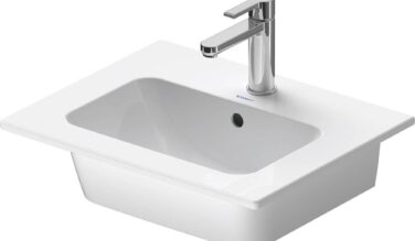 Duravit Duravit Me By Starck 20 7/8'' Rectangular Wall Mounted Sink In  With Single Faucet Hole And With Overflow