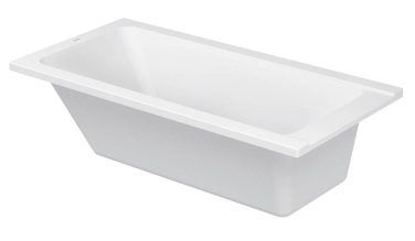 Duravit Duravit D-code 59'' X 29 1/2'' Rectangular Drop In Bathtub In  Acrylic With Reversible Drain