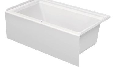 Duravit Duravit Architec 60'' X 32'' Rectangular Alcove Bathtub In  Acrylic With Right Drain