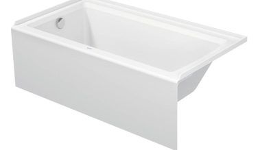 Duravit Duravit Architec 60'' X 32'' Rectangular Alcove Bathtub In  Acrylic With Left Drain