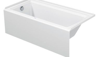 Duravit Duravit Architec 60'' X 30'' Rectangular Alcove Bathtub In  Acrylic With Left Drain