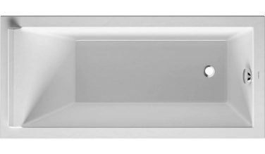 Duravit Duravit Starck 59'' X 27 1/2'' Rectangular Drop In Bathtub In  Acrylic With Reversible Drain
