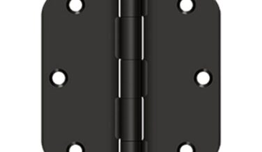 Deltana 3-1/2'' X 3-1/2'' X 5/8'' Radius Hinge