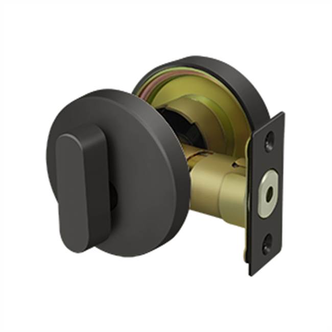 Deltana Zinc Modern Low Profile Deadbolt Lock Grade 3 - Studio41