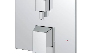 Grohe Eurocube Pressure Balance Valve Trim With 2-way Diverter With Cartridge