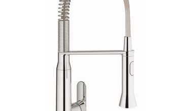 Grohe K7 Medium Single-handle Semi-pro Dual Spray Kitchen Faucet 1.75 Gpm