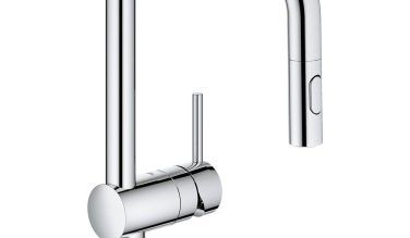 Grohe Single-handle Pull Down Kitchen Faucet Dual Spray 1.75 Gpm