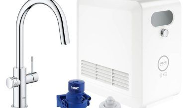 Grohe Single-handle Pull Down Kitchen Faucet Single Spray 1.75 Gpm With Chilled & Sparkling Water